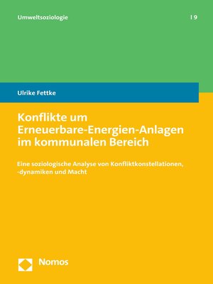 cover image of Konflikte um Erneuerbare-Energien-Anlagen im kommunalen Bereich